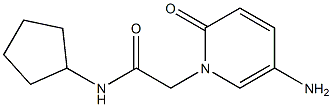 2-(5-amino-2-oxo-1,2-dihydropyridin-1-yl)-N-cyclopentylacetamide