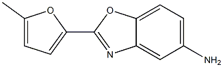 2-(5-methylfuran-2-yl)-1,3-benzoxazol-5-amine 化学構造式