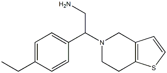 2-(6,7-dihydrothieno[3,2-c]pyridin-5(4H)-yl)-2-(4-ethylphenyl)ethanamine