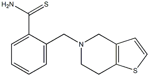 2-(6,7-dihydrothieno[3,2-c]pyridin-5(4H)-ylmethyl)benzenecarbothioamide