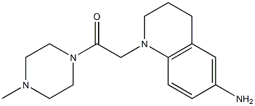 2-(6-amino-1,2,3,4-tetrahydroquinolin-1-yl)-1-(4-methylpiperazin-1-yl)ethan-1-one Structure