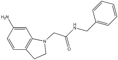 2-(6-amino-2,3-dihydro-1H-indol-1-yl)-N-benzylacetamide