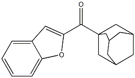 2-(adamantan-1-ylcarbonyl)-1-benzofuran Structure