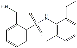 2-(aminomethyl)-N-(2-ethyl-6-methylphenyl)benzene-1-sulfonamide