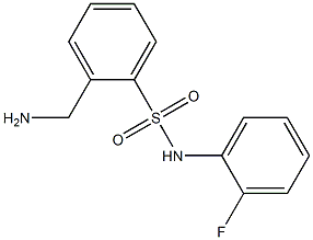 2-(aminomethyl)-N-(2-fluorophenyl)benzenesulfonamide