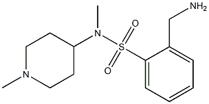 2-(aminomethyl)-N-methyl-N-(1-methylpiperidin-4-yl)benzenesulfonamide|