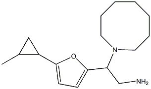  2-(azocan-1-yl)-2-[5-(2-methylcyclopropyl)furan-2-yl]ethan-1-amine