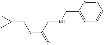 2-(benzylamino)-N-(cyclopropylmethyl)acetamide Structure