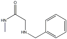 2-(benzylamino)-N-methylacetamide Structure