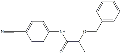 2-(benzyloxy)-N-(4-cyanophenyl)propanamide