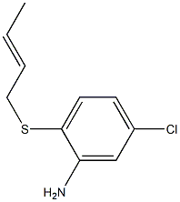 2-(but-2-en-1-ylsulfanyl)-5-chloroaniline