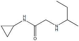 2-(butan-2-ylamino)-N-cyclopropylacetamide