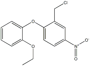 2-(chloromethyl)-1-(2-ethoxyphenoxy)-4-nitrobenzene