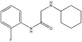 2-(cyclohexylamino)-N-(2-fluorophenyl)acetamide