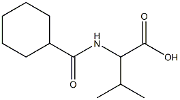 2-(cyclohexylformamido)-3-methylbutanoic acid,,结构式