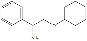 2-(cyclohexyloxy)-1-phenylethanamine Struktur