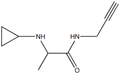 2-(cyclopropylamino)-N-(prop-2-yn-1-yl)propanamide