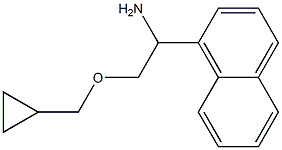  2-(cyclopropylmethoxy)-1-(naphthalen-1-yl)ethan-1-amine