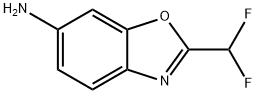 2-(difluoromethyl)-1,3-benzoxazol-6-amine,1039313-16-0,结构式