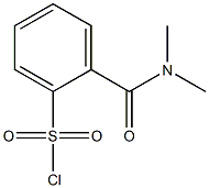 2-(dimethylcarbamoyl)benzene-1-sulfonyl chloride Structure