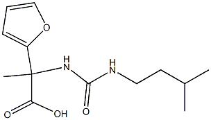 2-(furan-2-yl)-2-{[(3-methylbutyl)carbamoyl]amino}propanoic acid