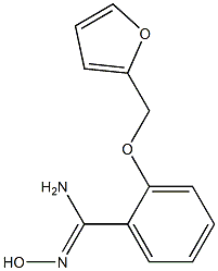 2-(furan-2-ylmethoxy)-N'-hydroxybenzene-1-carboximidamide Structure