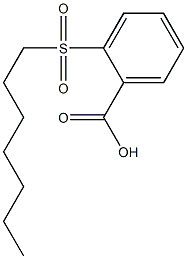 2-(heptane-1-sulfonyl)benzoic acid 化学構造式