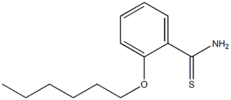 2-(hexyloxy)benzene-1-carbothioamide 结构式