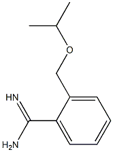 2-(isopropoxymethyl)benzenecarboximidamide Structure