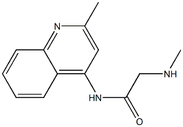 2-(methylamino)-N-(2-methylquinolin-4-yl)acetamide Structure