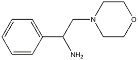 2-(morpholin-4-yl)-1-phenylethan-1-amine 结构式