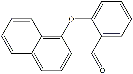 2-(naphthalen-1-yloxy)benzaldehyde Struktur