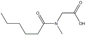 2-(N-methylhexanamido)acetic acid Structure