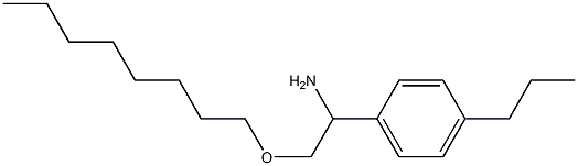 2-(octyloxy)-1-(4-propylphenyl)ethan-1-amine,,结构式