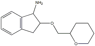 2-(oxan-2-ylmethoxy)-2,3-dihydro-1H-inden-1-amine Structure