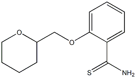 2-(oxan-2-ylmethoxy)benzene-1-carbothioamide Struktur