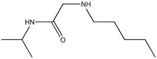 2-(pentylamino)-N-(propan-2-yl)acetamide Struktur