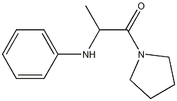 2-(phenylamino)-1-(pyrrolidin-1-yl)propan-1-one Structure