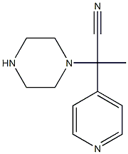  2-(piperazin-1-yl)-2-(pyridin-4-yl)propanenitrile