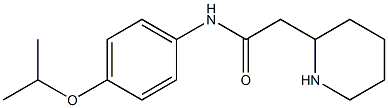 2-(piperidin-2-yl)-N-[4-(propan-2-yloxy)phenyl]acetamide|