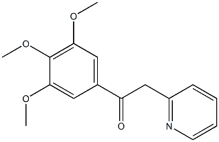 2-(pyridin-2-yl)-1-(3,4,5-trimethoxyphenyl)ethan-1-one Structure