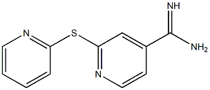 2-(pyridin-2-ylsulfanyl)pyridine-4-carboximidamide