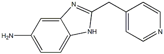 2-(pyridin-4-ylmethyl)-1H-benzimidazol-5-amine Structure