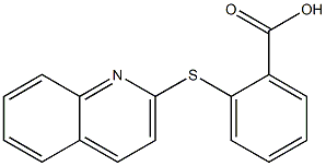 2-(quinolin-2-ylsulfanyl)benzoic acid|