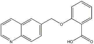 2-(quinolin-6-ylmethoxy)benzoic acid