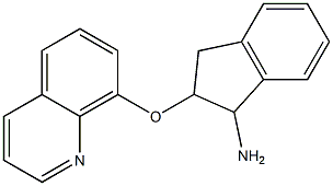 2-(quinolin-8-yloxy)-2,3-dihydro-1H-inden-1-amine|