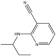 2-(sec-butylamino)nicotinonitrile Structure