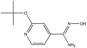 2-(tert-butoxy)-N'-hydroxypyridine-4-carboximidamide,,结构式