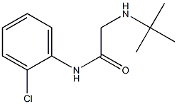 2-(tert-butylamino)-N-(2-chlorophenyl)acetamide Struktur