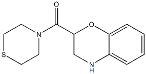 2-(thiomorpholin-4-ylcarbonyl)-3,4-dihydro-2H-1,4-benzoxazine|